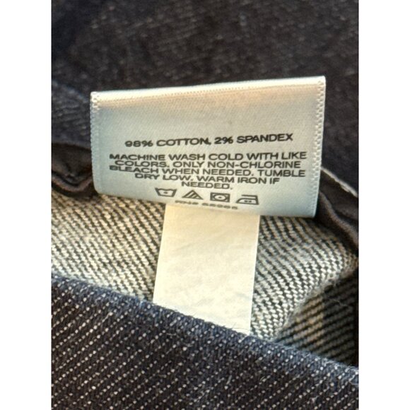 Express Super High Rise Flare Jeans Dark Wash Bootcut Stretch Denim Size 2R - Picture 5 of 14